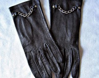 Lagerfeld Inspired Vintage Gloves