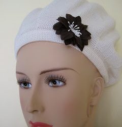 Hair Clip on Beanie Hat