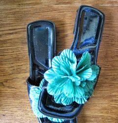 Flowers on Shoes