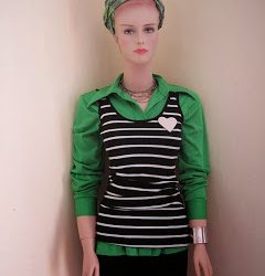 FIMO Heart Brooch, Ecclectic Necklace and Vintage Shirt