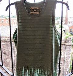 DIY Fringed or Tassel T-Shirt