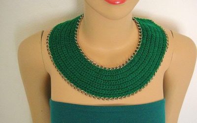 How to make a Crochet and Chain necklace