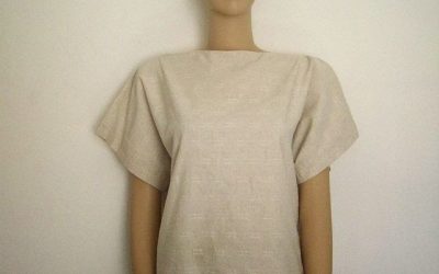 T Shape Top from Old Curtains