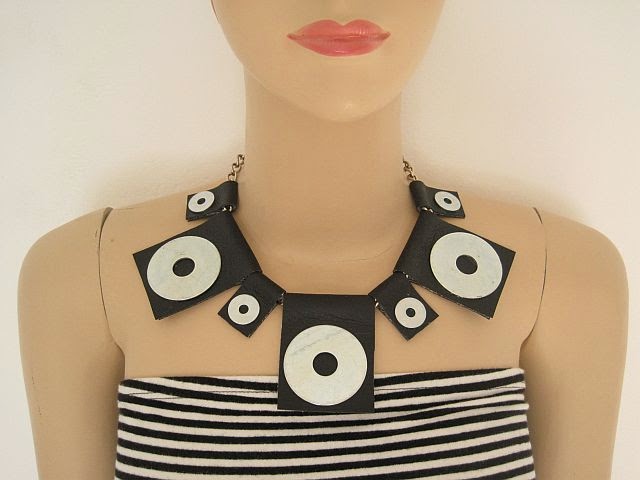 Bold Pleather Necklace