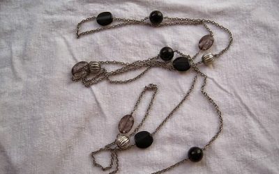 DIY Chain and Bead Necklace